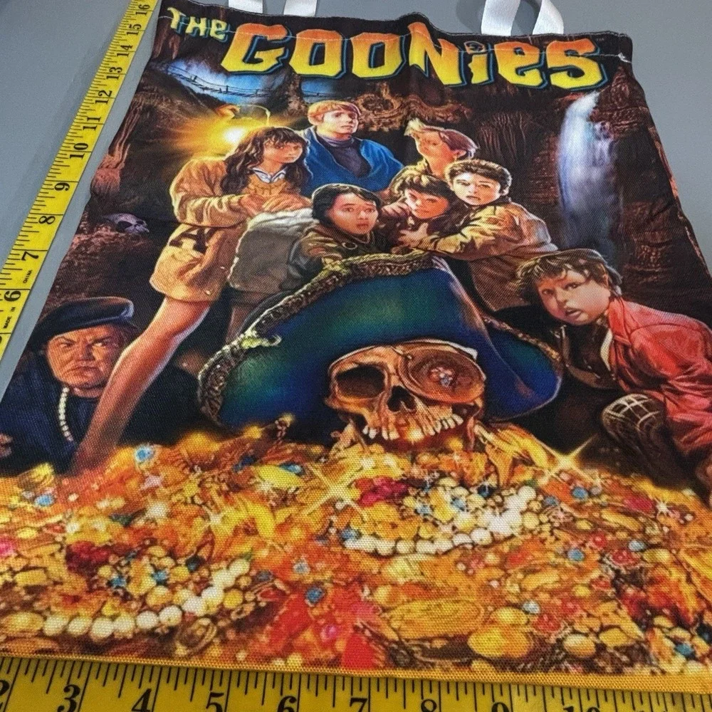 Goonies Movie Reusable Tote Bag Shopping Gift Grocery Travel Double Handles New